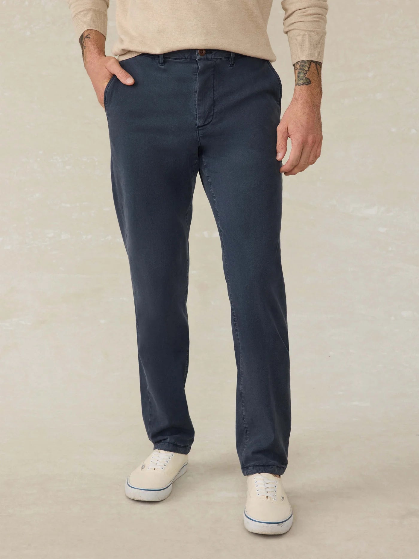NELSON-Coastline Stretch Chino - Blue Nights