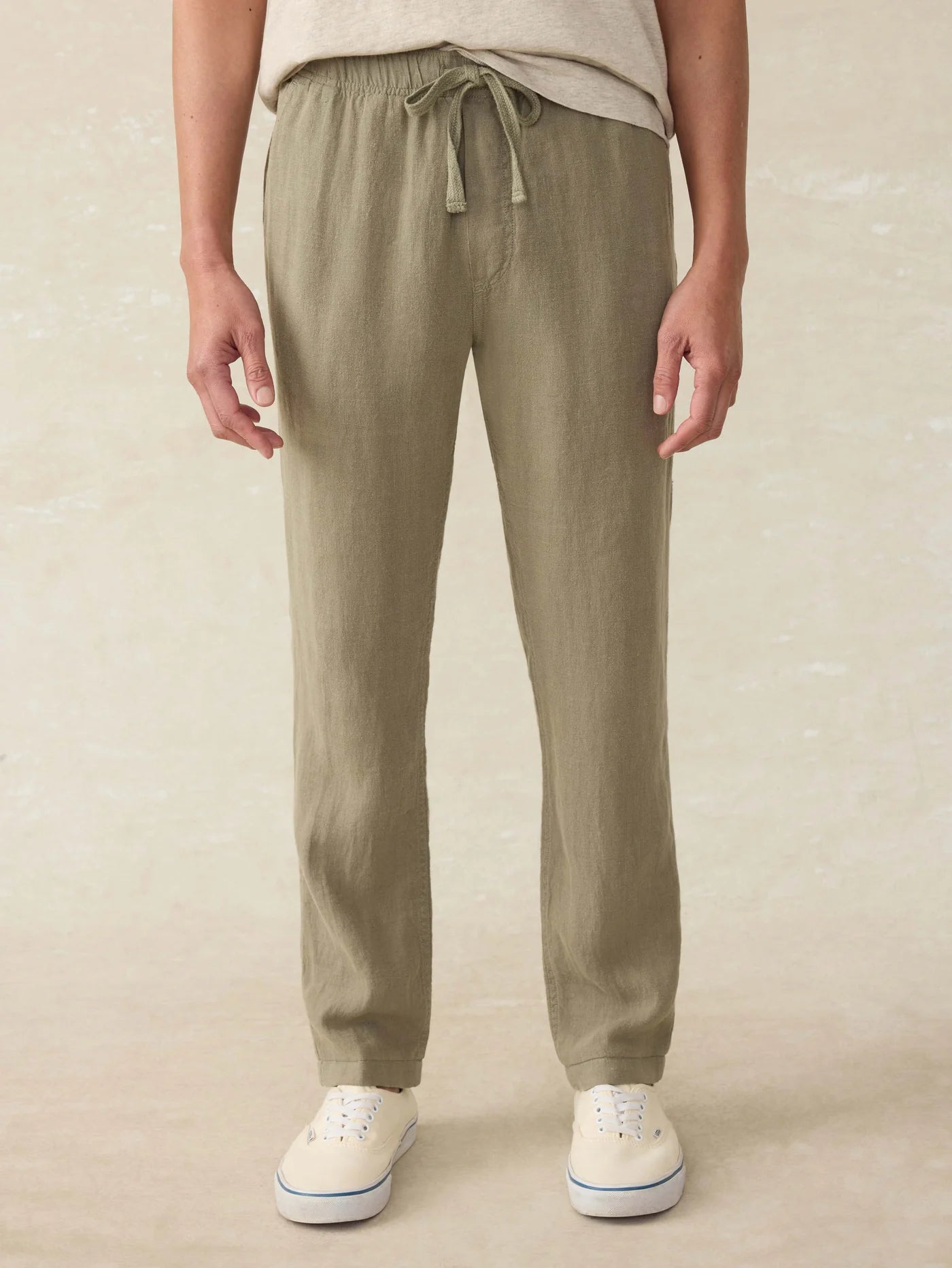 NELSON-Linen Drawstring Pant