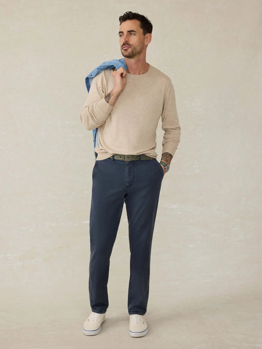 NELSON-Coastline Stretch Chino - Blue Nights