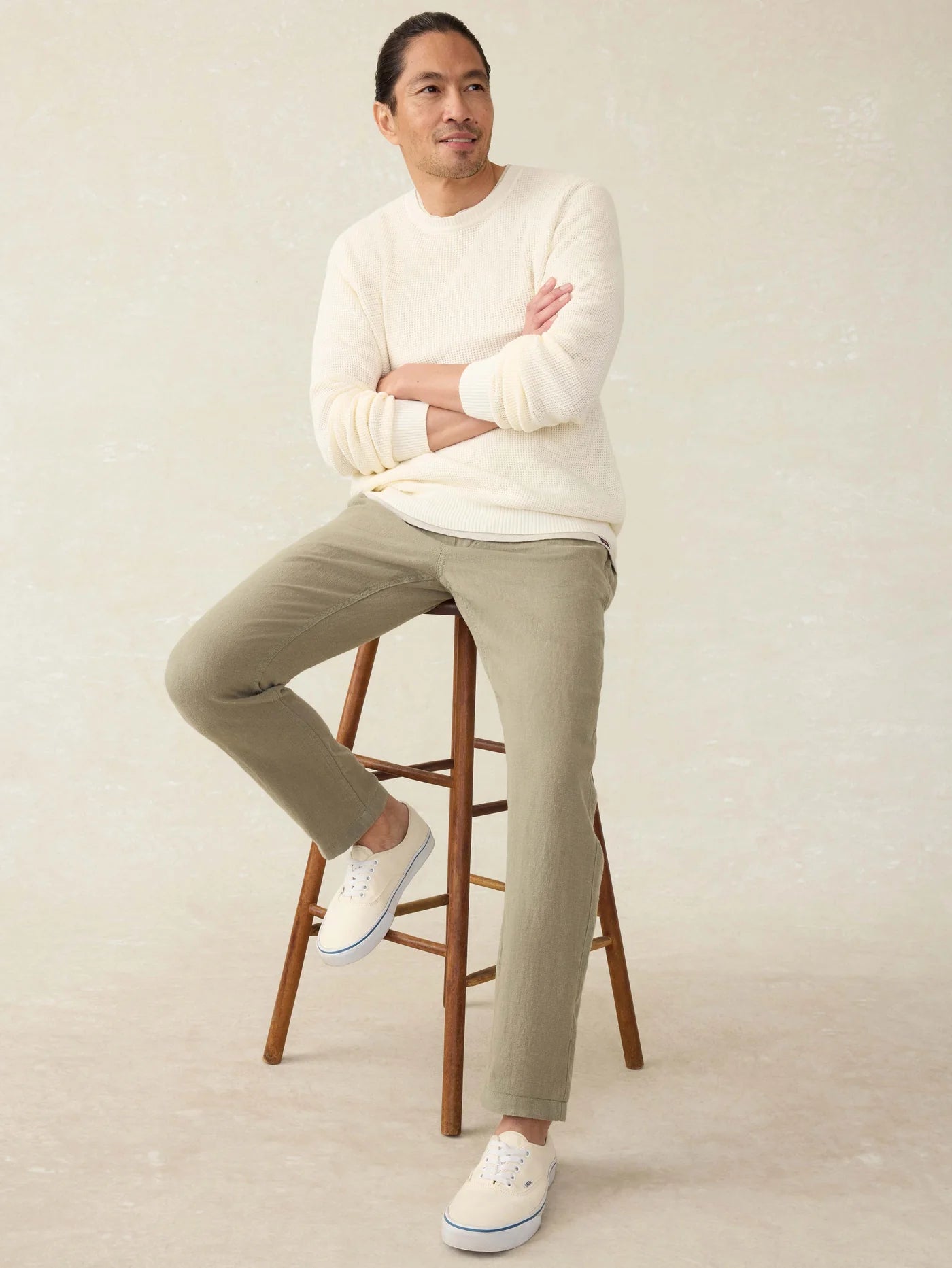 NELSON-Linen Drawstring Pant