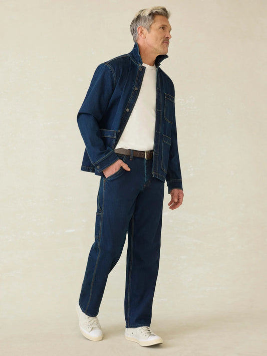 NELSON-Denim Studio Jacket - Shoreblue Wash