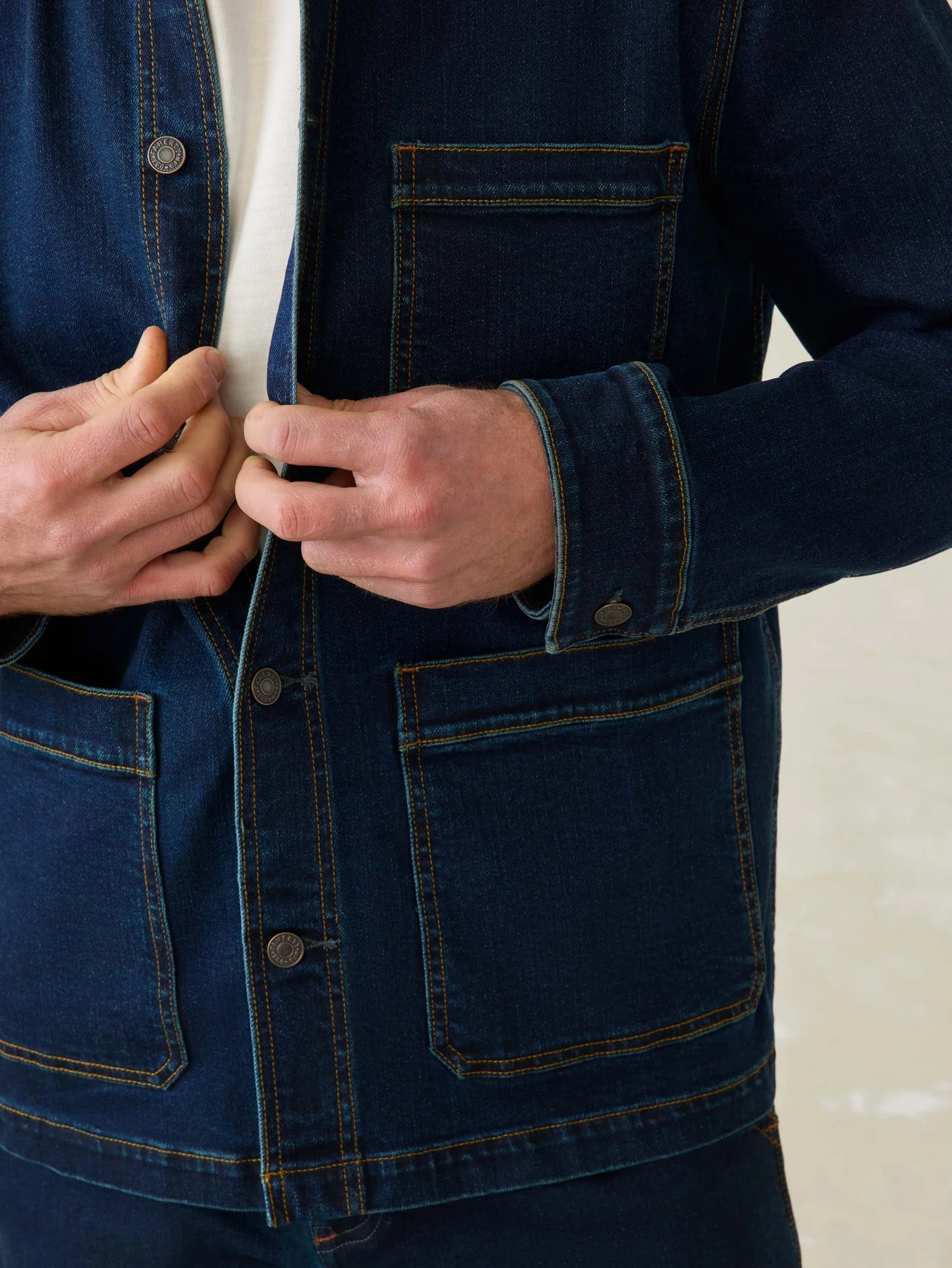 NELSON-Denim Studio Jacket - Shoreblue Wash