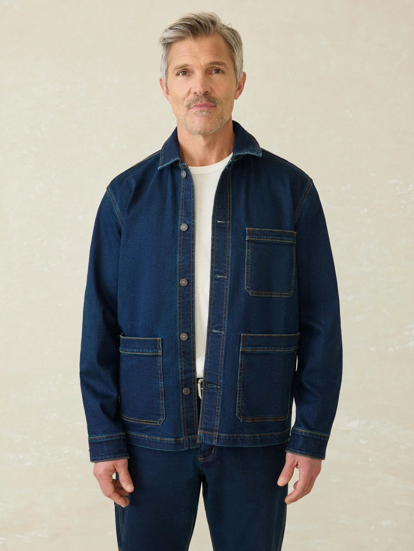 NELSON-Denim Studio Jacket - Shoreblue Wash